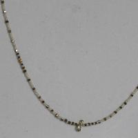 Diamond & Seed Pearl Necklace