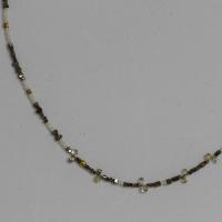 Diamond & Seed Pearl Necklace
