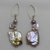 Round & Baroque Pearl Earrings