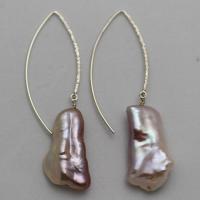 Pink Baroque Pearl Drops