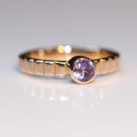 18KP Bar Stack Purple Sapphire